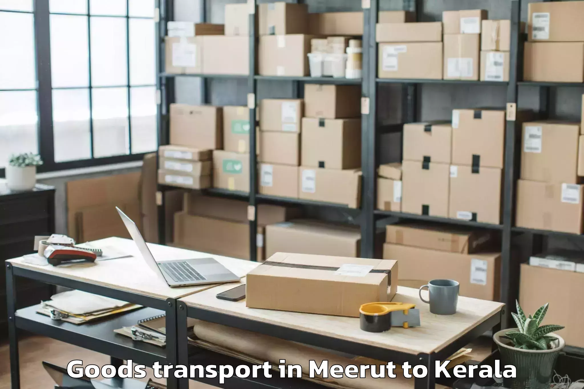 Efficient Meerut to Kallikkad Goods Transport